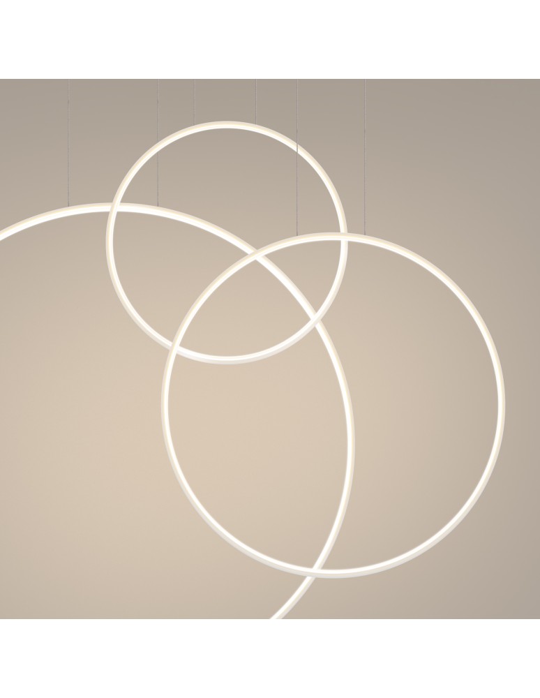 Pendant lamps circles - Thoro RIO 3 pendant lamp 55/78/110 white LED 3000K TH.538 - product kolory-swiatla.pl 9