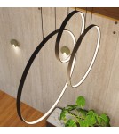 Pendant lamps circles - Thoro RIO 3 pendant lamp 55/78/110 white LED 3000K TH.538 - product 15