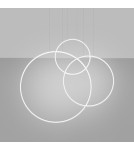 Pendant lamps circles - Thoro RIO 3 pendant lamp 55/78/110 white LED 4000K TH.539 - product 3