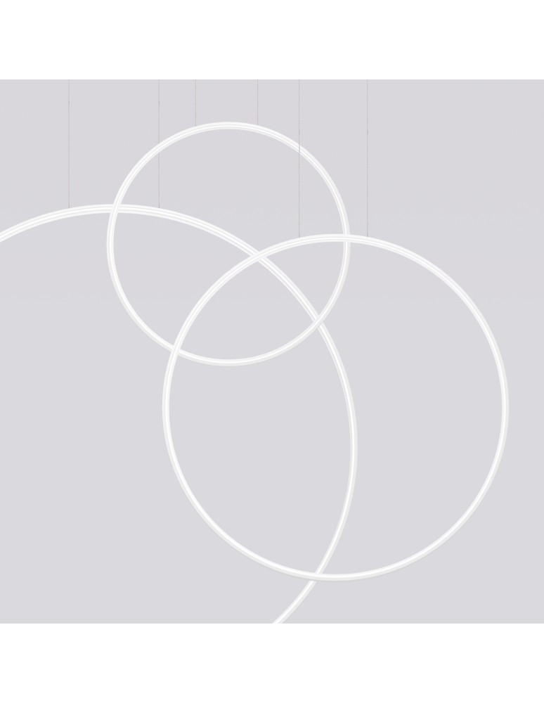 Pendant lamps circles - Thoro RIO 3 pendant lamp 55/78/110 white LED 4000K TH.539 - product kolory-swiatla.pl 8