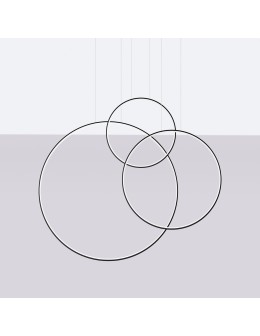 Thoro Lampa wisząca RIO 3 55/78/110 czarna LED 3000K TH.540 - produkt 2