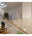 Pendant lamps circles - Thoro pendant lamp RIO 3 55/78/110 black LED 3000K TH.540 - product 14