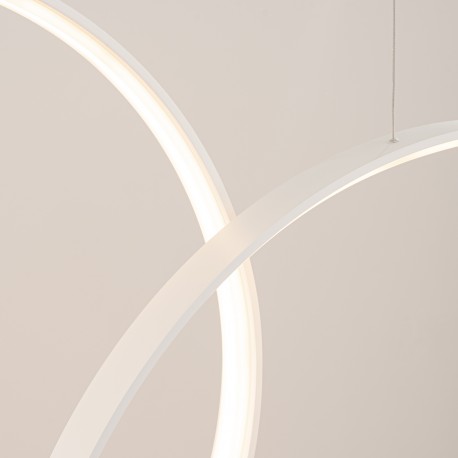 Thoro Lampa wisząca RIO 5 55/55/78/110/110 biała LED 3000K TH.542