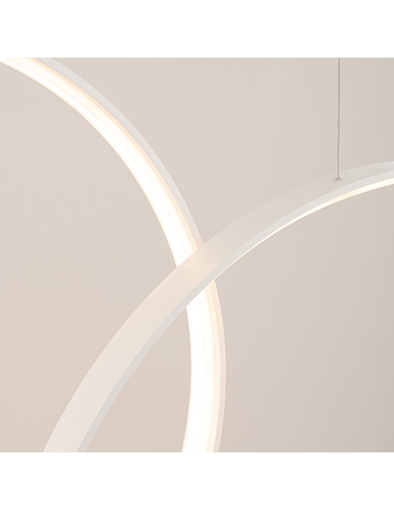 Pendant lamps circles - Thoro pendant lamp RIO 5 55/55/78/110/110 white LED 3000K TH.542 - product kolory-swiatla.pl 4