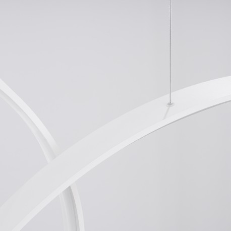 Thoro Lampa wisząca RIO 5 55/55/78/110/110 biała LED 3000K TH.542