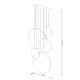 Thoro Lampa wisząca RIO 5 55/55/78/110/110 biała LED 3000K TH.542