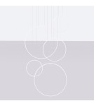 Pendant lamps circles - Thoro pendant lamp RIO 5 55/55/78/110/110 white LED 4000K TH.543 - product 2