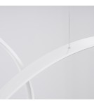 Pendant lamps circles - Thoro pendant lamp RIO 5 55/55/78/110/110 white LED 4000K TH.543 - product 6