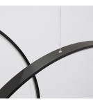 Pendant lamps circles - Thoro RIO 5 55/55/78/110/110 black LED 4000K pendant lamp TH.544 - product 6