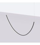 Designer pendant lamps - Thoro Chandelier ALVAR 1 black LED 3000K TH.545 - product 2