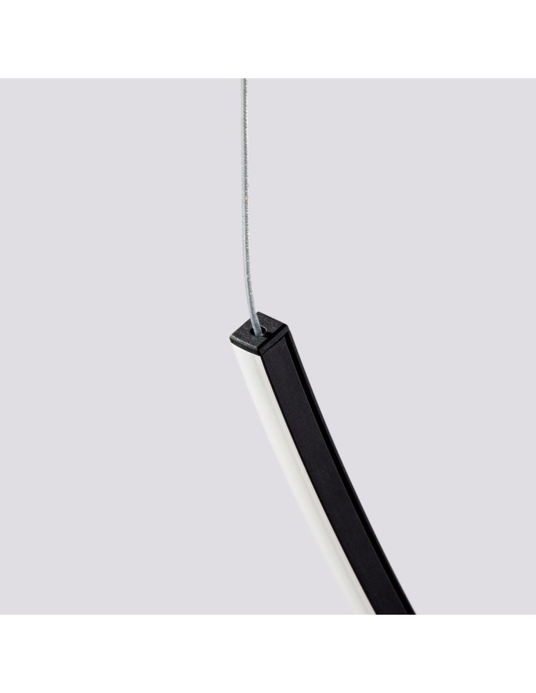 Designer pendant lamps - Thoro Chandelier ALVAR 1 black LED 3000K TH.545 - product kolory-swiatla.pl 8