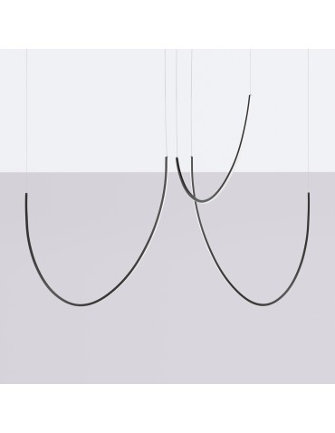 Thoro Chandelier ALVAR 3 black LED 3000K TH.547 - product 2