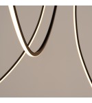 Designer pendant lamps - Thoro Chandelier ALVAR 3 black LED 3000K TH.547 - product 4