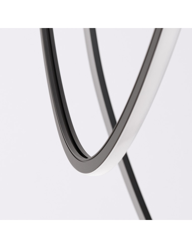 Designer pendant lamps - Thoro Chandelier ALVAR 3 black LED 3000K TH.547 - product kolory-swiatla.pl 7