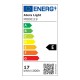 Thoro Żyrandol ALVAR 3 czarny LED 3000K TH.547