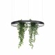 Thoro Żyrandol RIO BIO 78 czarny LED 3000K TH.551