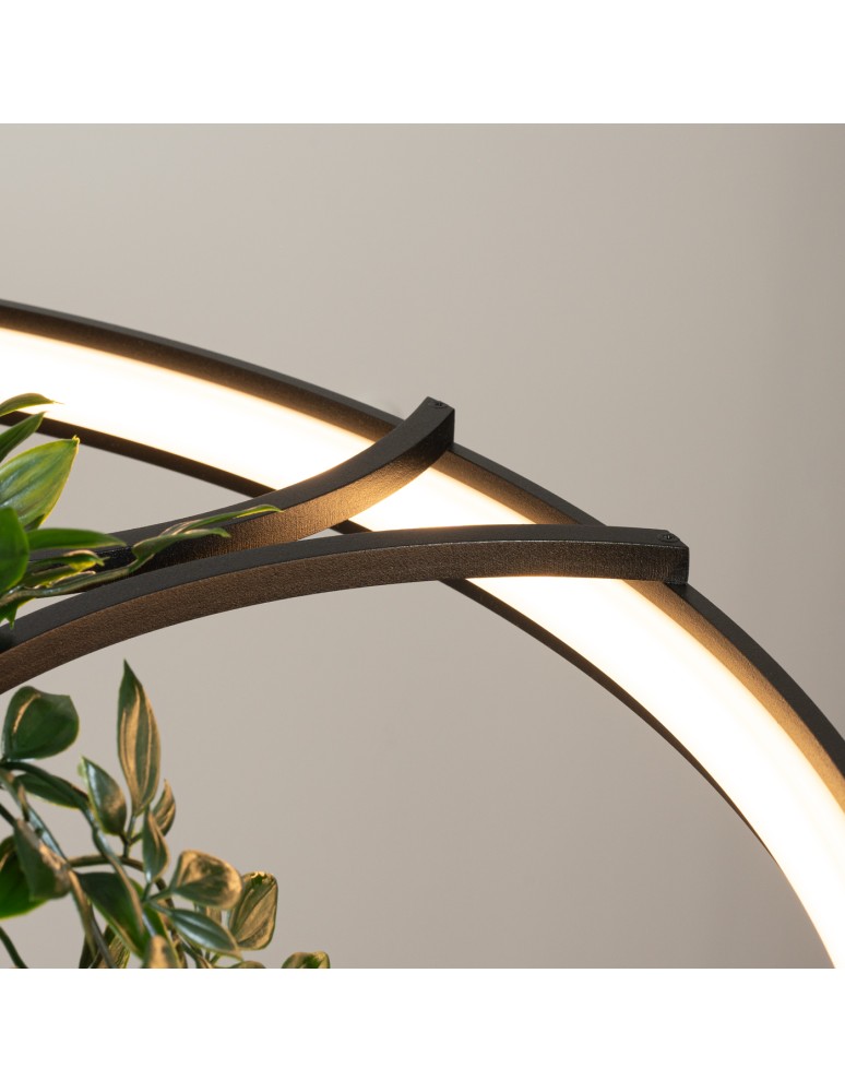 Designer pendant lamps - Thoro Chandelier RIO BIO 78 black LED 3000K TH.551 - product kolory-swiatla.pl 4