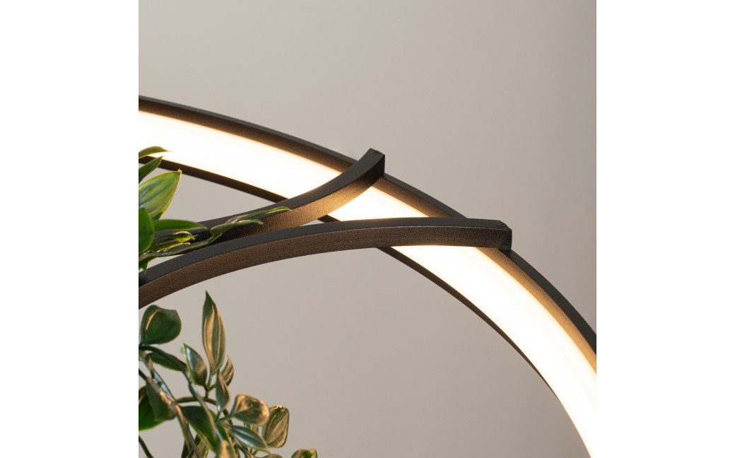 Thoro Żyrandol RIO BIO 78 czarny LED 3000K TH.551