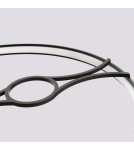 Designer pendant lamps - Thoro Chandelier RIO BIO 78 black LED 3000K TH.551 - product 7