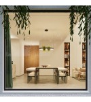 Designer pendant lamps - Thoro Chandelier RIO BIO 78 black LED 3000K TH.551 - product 14