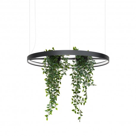 Thoro Żyrandol RIO BIO 78 czarny LED 4000K TH.552