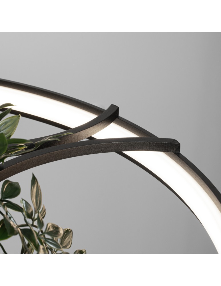 Designer pendant lamps - Thoro Chandelier RIO BIO 78 black LED 4000K TH.552 - product kolory-swiatla.pl 4