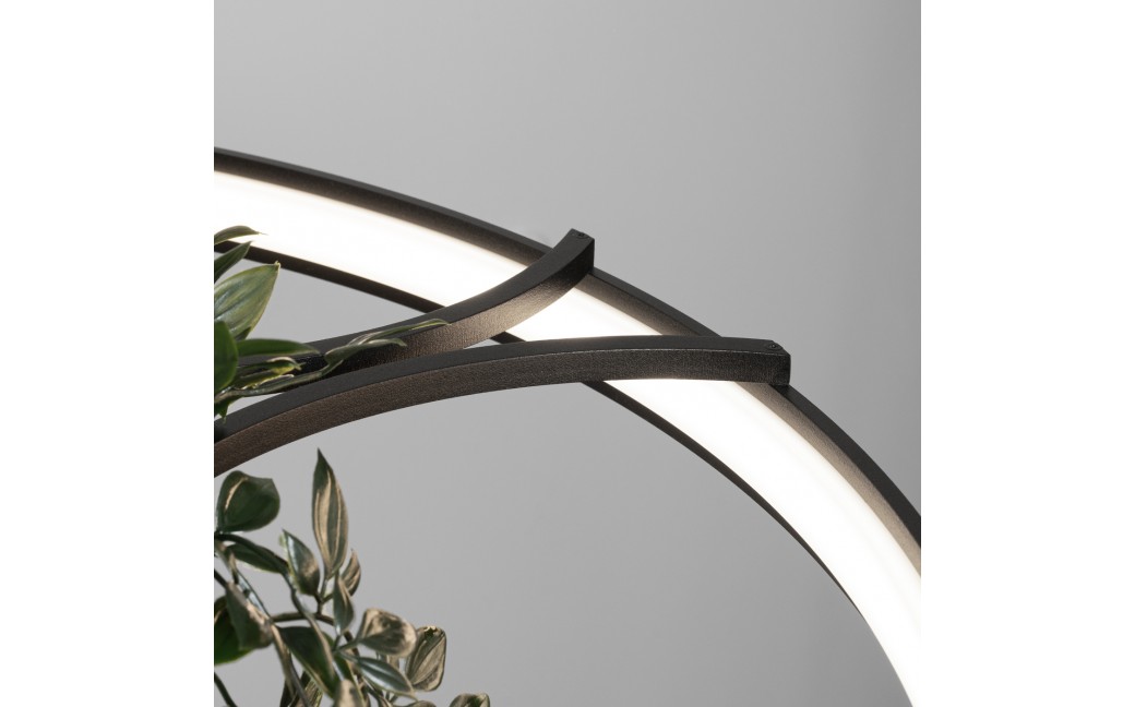 Thoro Żyrandol RIO BIO 78 czarny LED 4000K TH.552