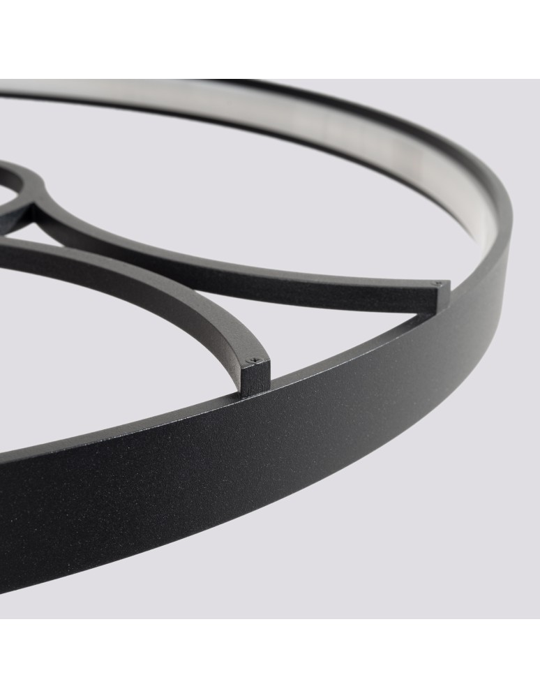 Designer pendant lamps - Thoro Chandelier RIO BIO 78 black LED 4000K TH.552 - product kolory-swiatla.pl 8