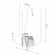 Thoro Żyrandol RIO BIO 78 czarny LED 4000K TH.552