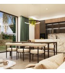 Designer pendant lamps - Thoro Chandelier RIO BIO 78 black LED 4000K TH.552 - product 13