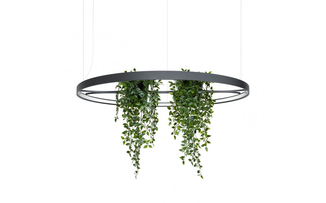 Thoro Żyrandol RIO BIO 110 czarny LED 3000K TH.555