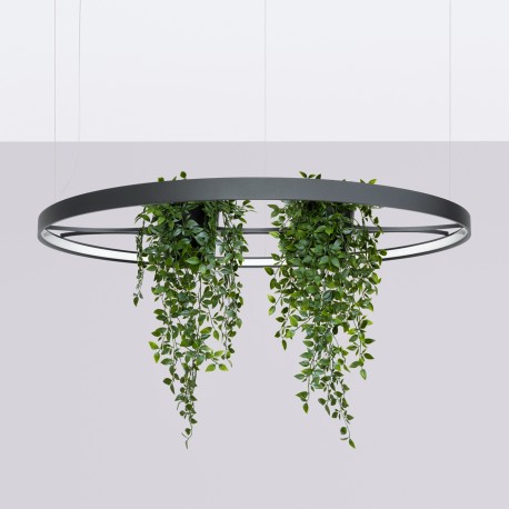 Thoro Żyrandol RIO BIO 110 czarny LED 3000K TH.555
