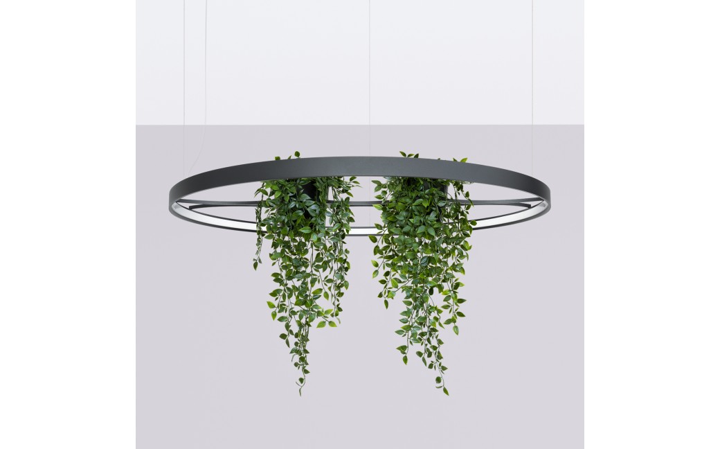 Thoro Żyrandol RIO BIO 110 czarny LED 3000K TH.555