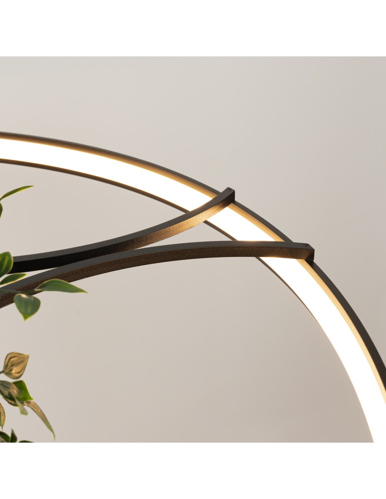 Designer pendant lamps - Thoro Chandelier RIO BIO 110 black LED 3000K TH.555 - product kolory-swiatla.pl 4