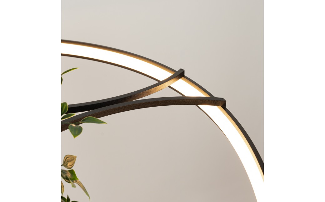 Thoro Żyrandol RIO BIO 110 czarny LED 3000K TH.555