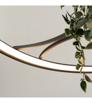 Designer pendant lamps - Thoro Chandelier RIO BIO 110 black LED 3000K TH.555 - product 7