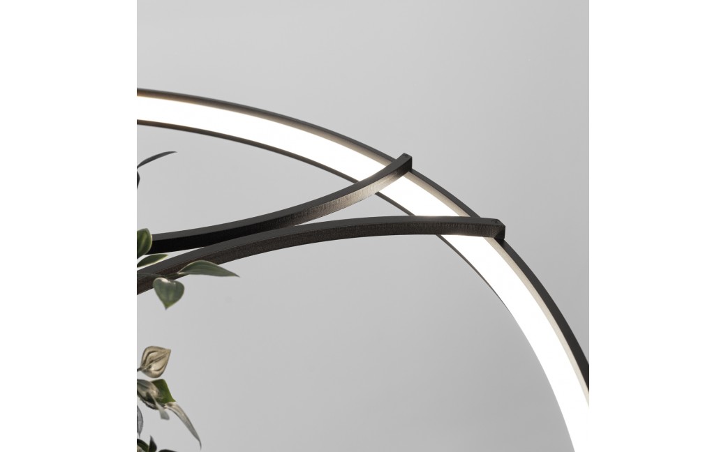 Thoro Żyrandol RIO BIO 110 czarny LED 4000K TH.556