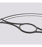 Designer pendant lamps - Thoro Chandelier RIO BIO 110 black LED 4000K TH.556 - product 8