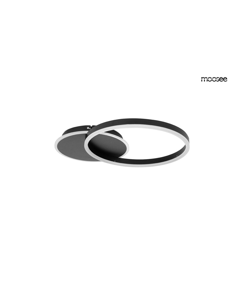 Ring ceiling lamps - MOOSEE ceiling / plafond lamp RINGS 2 black (MSE1501100507) - product kolory-swiatla.pl 1