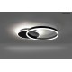 MOOSEE lampa sufitowa / plafon RINGS 2 czarna (MSE1501100507)