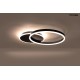 MOOSEE lampa sufitowa / plafon RINGS 2 czarna (MSE1501100507)