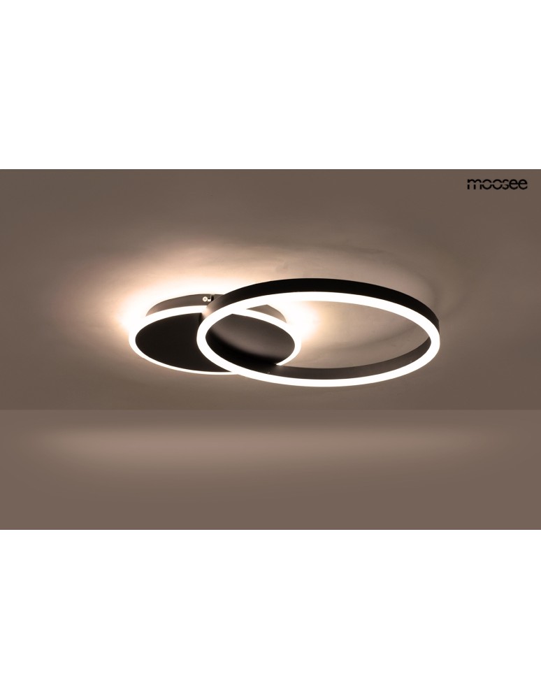Ring ceiling lamps - MOOSEE ceiling / plafond lamp RINGS 2 black (MSE1501100507) - product kolory-swiatla.pl 3