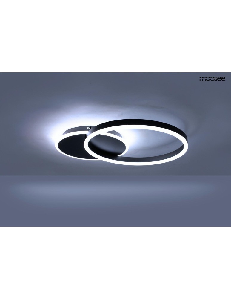 Ring ceiling lamps - MOOSEE ceiling / plafond lamp RINGS 2 black (MSE1501100507) - product kolory-swiatla.pl 4