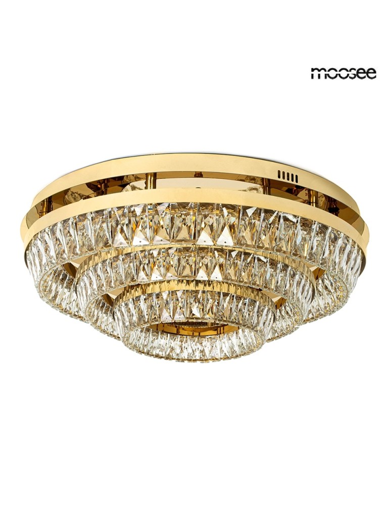 Glamour ceiling lamps - MOOSEE ceiling / plafond lamp SAVOY 3 gold (MSE1501100531) - product kolory-swiatla.pl 1