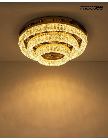 MOOSEE lampa sufitowa / plafon SAVOY 3    złota (MSE1501100531) - produkt 2