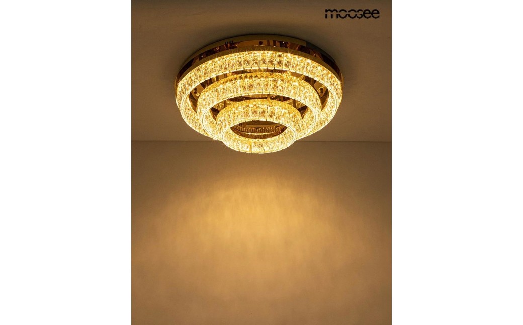 MOOSEE lampa sufitowa / plafon SAVOY 3 złota (MSE1501100531)