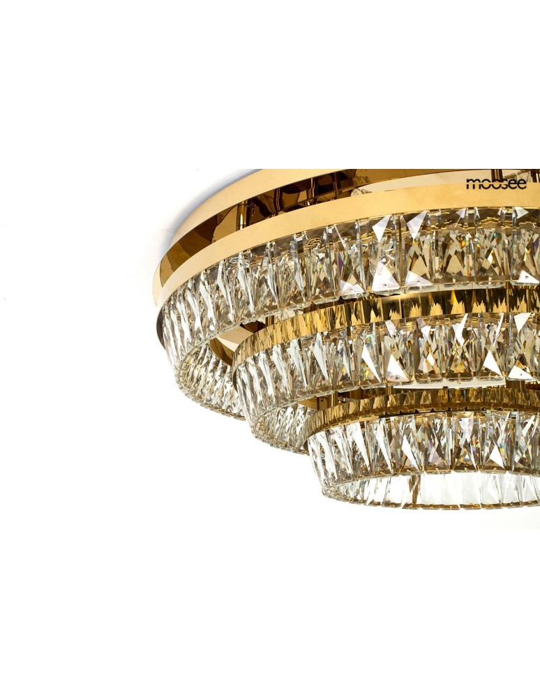 Glamour ceiling lamps - MOOSEE ceiling / plafond lamp SAVOY 3 gold (MSE1501100531) - product kolory-swiatla.pl 4