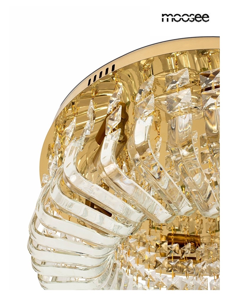 Glamour ceiling lamps - MOOSEE ceiling / plafond lamp BALUNA 80 gold (MSE1501100533) - product kolory-swiatla.pl 4