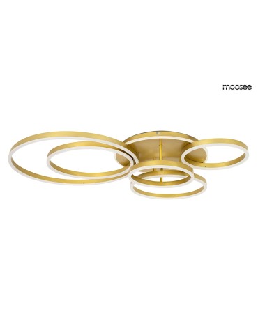 MOOSEE ceiling / plafond lamp RINGS 6 gold (MSE1501100504)