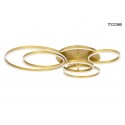 MOOSEE lampa sufitowa / plafon RINGS 6 złota (MSE1501100504)